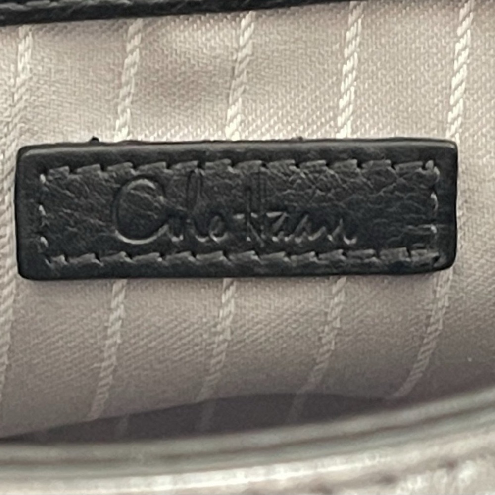 Cole Haan - Black Leather and Gold-Tone
Hardware Handbag - Picture 8 of 13